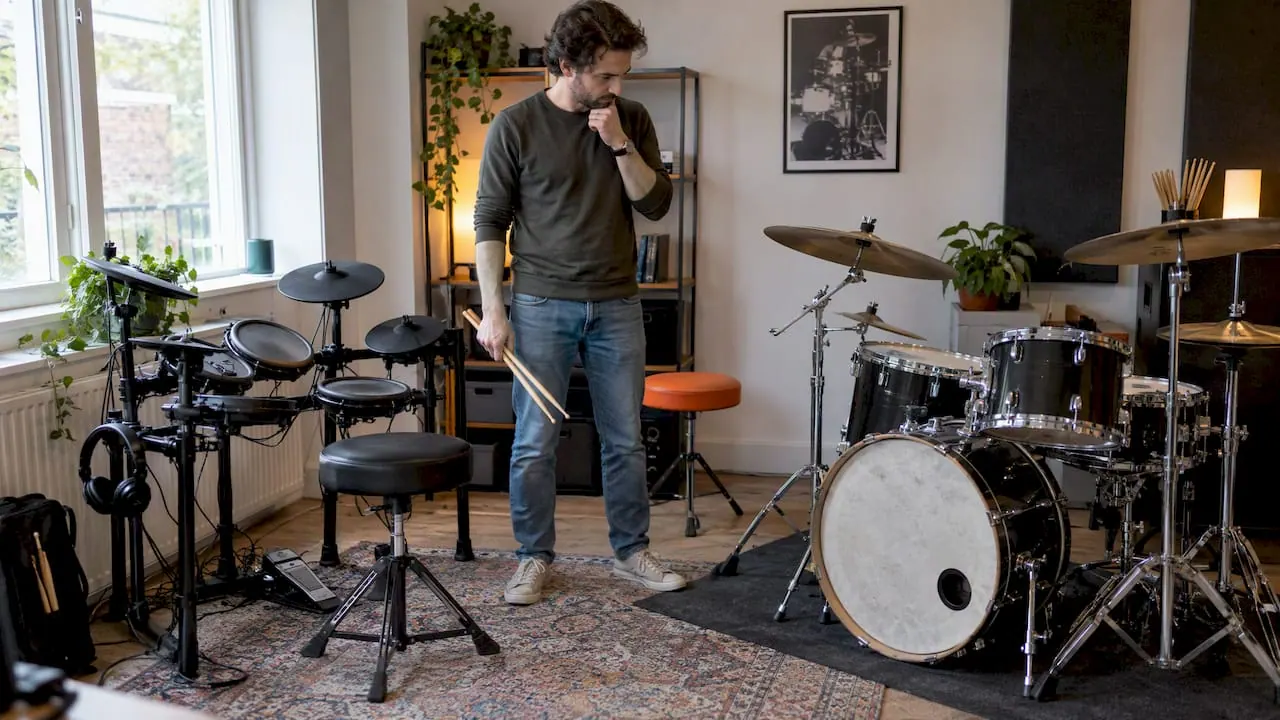 Elektronisch of akoestisch drumstel: wat kiest een beginner?