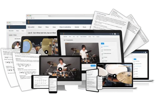 Online drumles Leren drummen